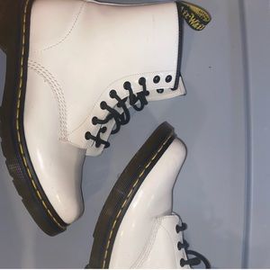 Doc Martens Boots - White - Size 9